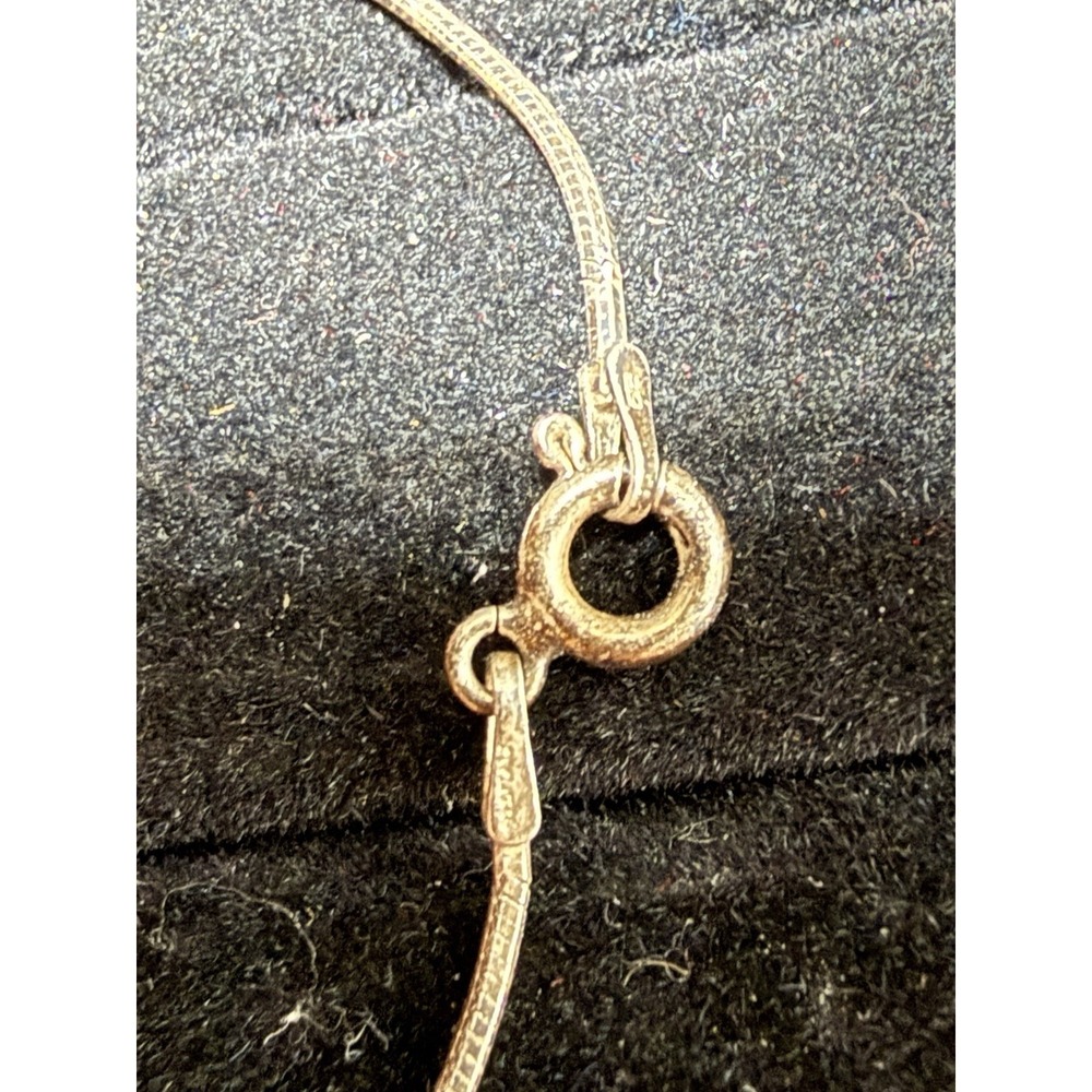 VTG Native American Silver Hummingbird Pendant 925 Chain Necklace Signed 925 OP - Picture 2 of 12